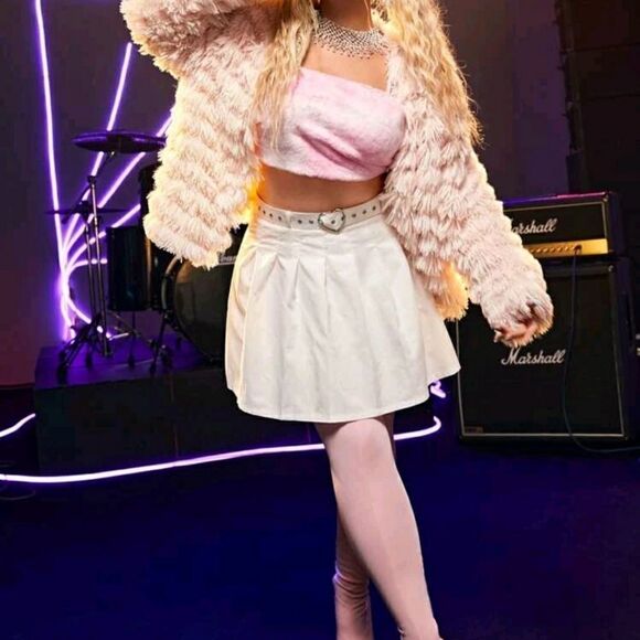 Plus Solid Teddy Jacket - Picture 3 of 7